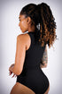 Electrified bodysuit, black