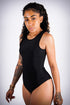 Electrified bodysuit, black