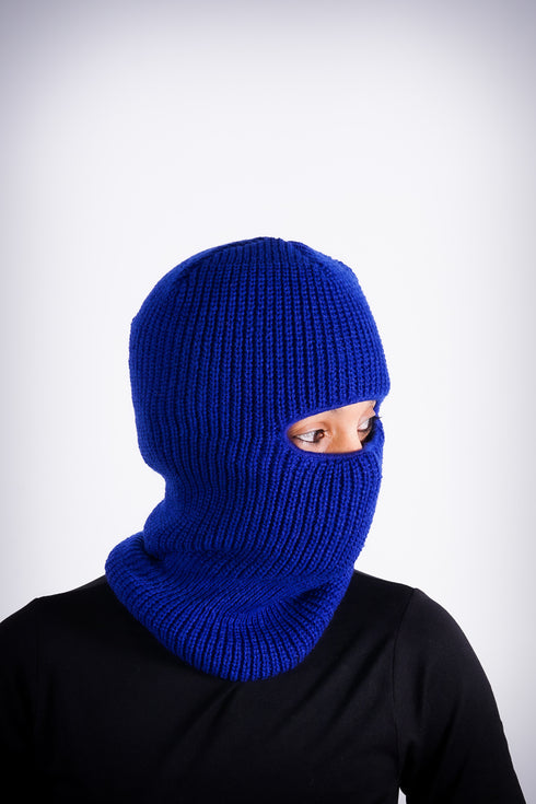 On The Run skullie beanie, blue