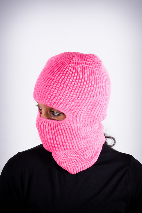 On The Run skullie beanie, pink