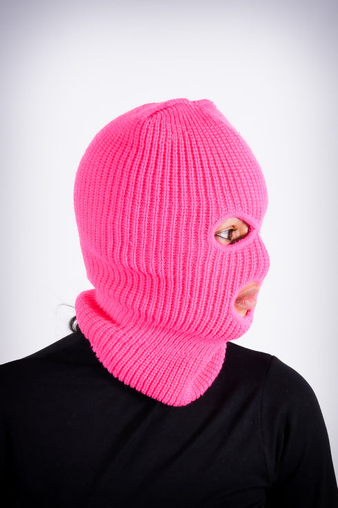 Set It Off skullie beanie, pink