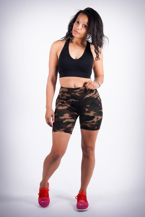 G.I. Jane shorts, jungle