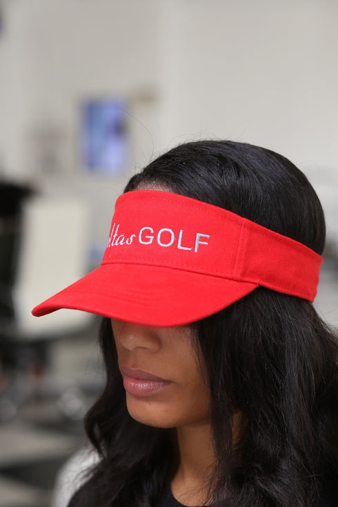 Deltas Golf visor, red