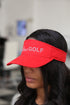 Deltas Golf visor, red