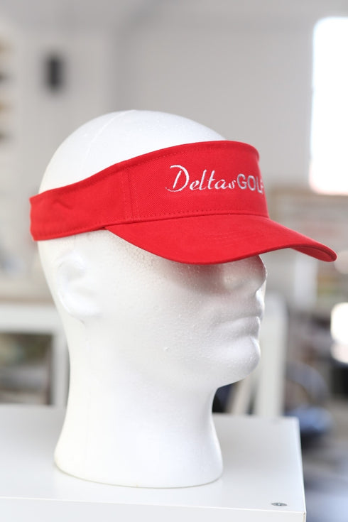 Deltas Golf visor, red