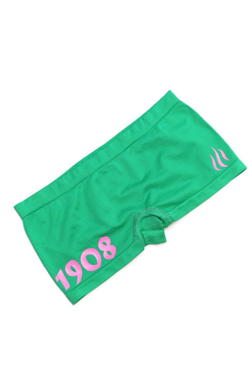 1908 FitTight™ mini shorts, green/pink