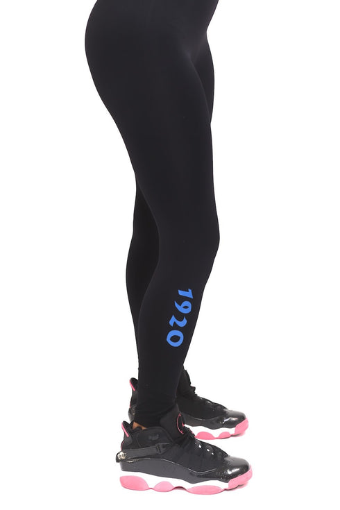 1920 FitTight™ tights, black/blue/white