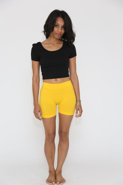 Lollipop lounge shorts, banana gold