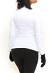 FIT Delta Warm-Up turtleneck, white