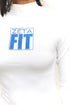 FIT Zeta Warm-Up turtleneck, white