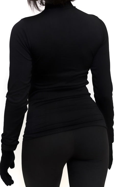 FIT Zeta Warm-Up turtleneck, black
