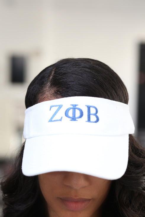 ΖΦΒ visor, white