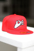 The Yo! fitted cap, red