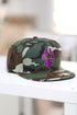 Dawg Pound fitted cap, green camouflage