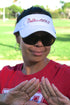 Golf visor, white