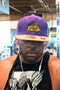 Get @ Me Dawg snapback, purple/gold