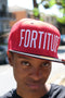 FORTITUDE snapback, red/black