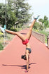 1913 FitTight™ mini shorts, red/white