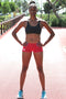 1913 FitTight™ mini shorts, red/white