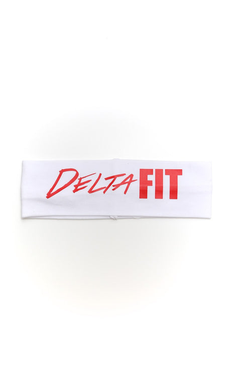 FIT Delta bondYband Headband, white/red