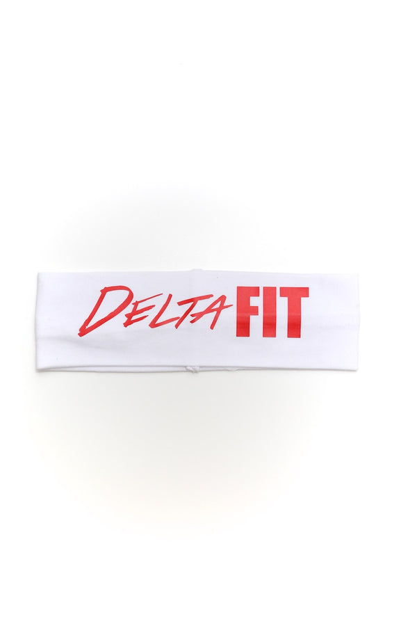 FIT Delta bondYband Headband, white/red