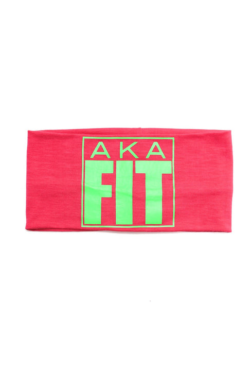 FIT AKA bondYband Headband extra-wide, pink/green