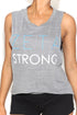 Strong Zeta featherweight workout tank, grey