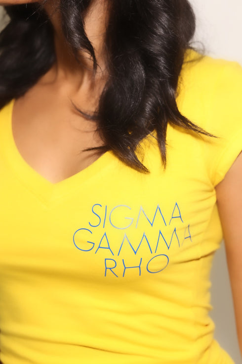 Fundamental SGRho tee (v), gold