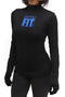 FIT Zeta Warm-Up turtleneck, black