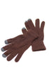 Digital Toasty Fingers gloves, unisex brown