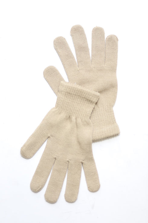 Toasty Fingers gloves, mens cream