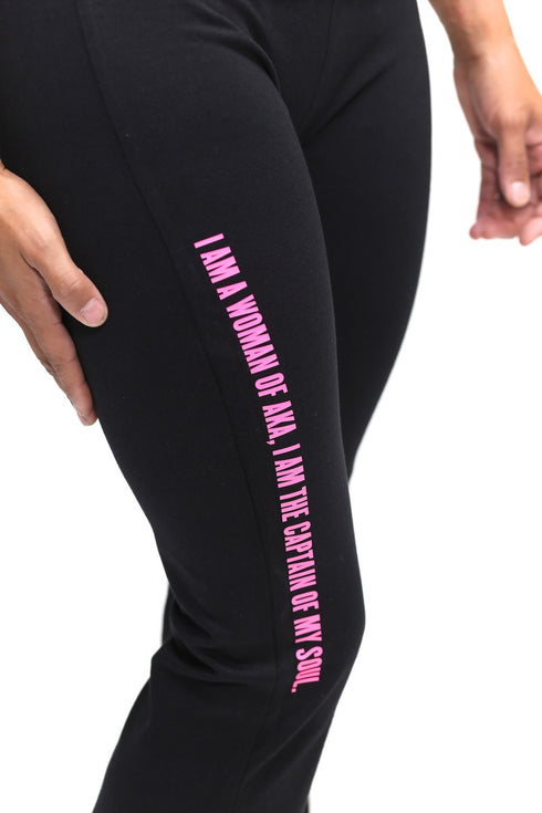 Invictus Lady of AKA yoga pants, black