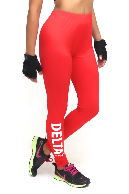 Power Club Delta Strong advanced leggings, red