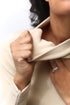FIT Delta Warm-Up turtleneck, cream