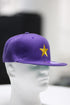 Star Dawg snapback cap, purple