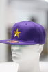 Star Dawg snapback cap, purple