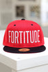 FORTITUDE snapback, red/black