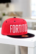 FORTITUDE snapback, red/black