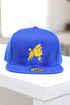 Frenchie Poodle ? snapback, blue