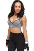 Super Duper sports bra, melange grey
