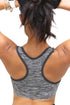 Super Duper sports bra, melange grey