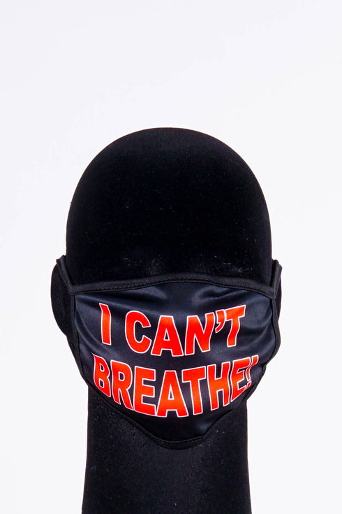Covered! I Can't Breathe mask, black