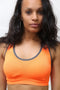 Pain & Pleasure sports bra, orange