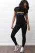 SGRhos RUN workout tee, black