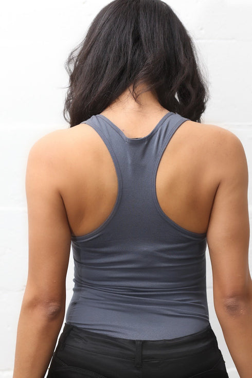 Fresh Out bodysuit, grey