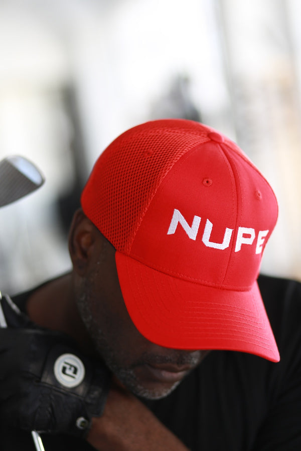 Transformers Nupe fitted sport cap, red
