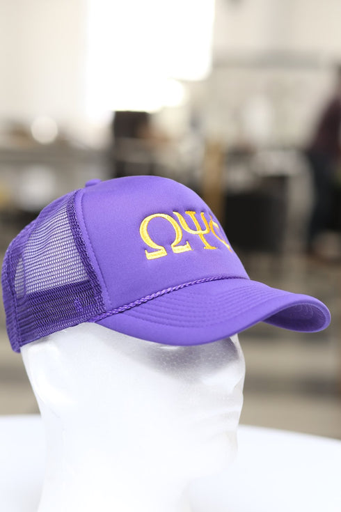 ΩΨΦ Southern Boy trucker, purple