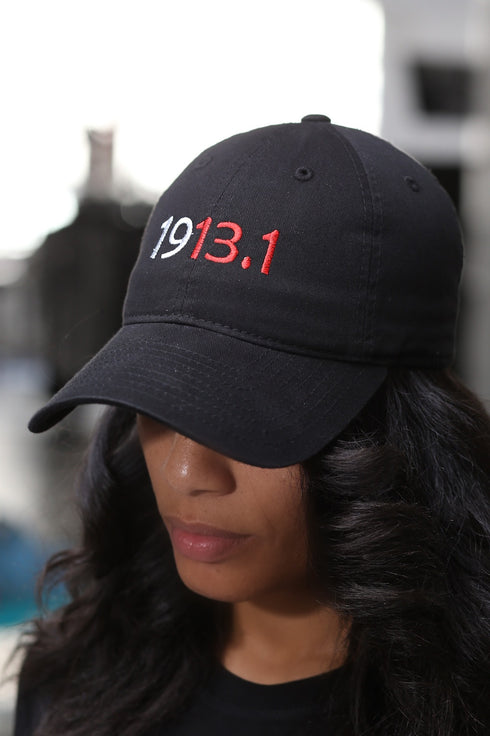 1913.1 Marathoners polo dad cap, black