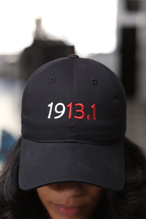 1913.1 Marathoners polo dad cap, black