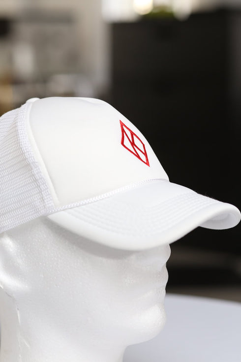 Diamond-K Klassic trucker, white